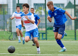 Динамовцы провели мегарезультативный матч с одноклубниками в ЮФЛ Юг-3
